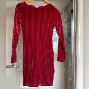 Red Velvet Dress. New with tags.